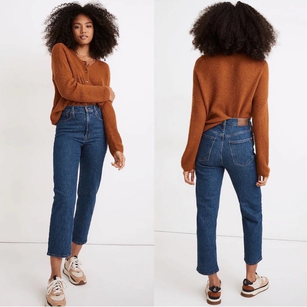 Madewell The Perfect Vintage Straight Crop Jean